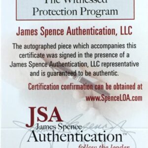JSA Certificate Example