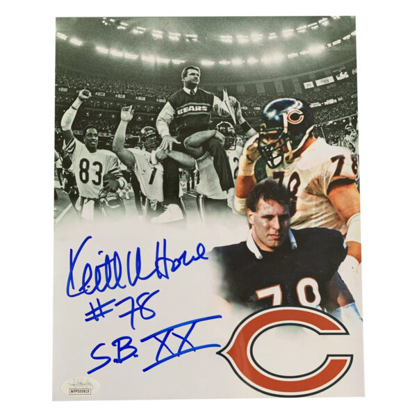 Keith Van Horne Chicago Bears Signed Picture