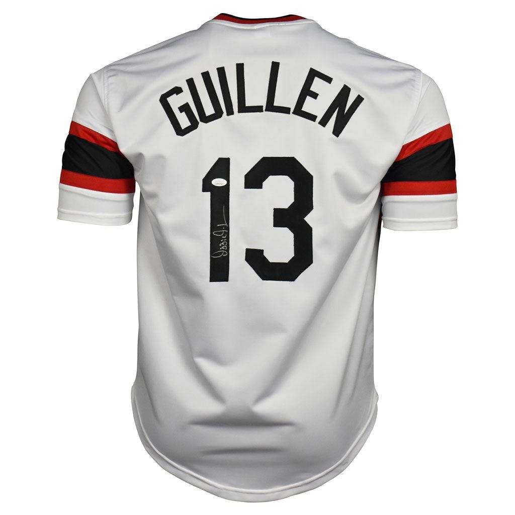 Ozzie Guillen Signed White Sox Throwback Jersey JSA – The Collector's Cave